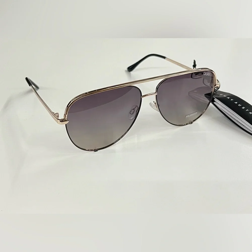 QUAY AUSTRALIA HIGH KEY -GLDBLK/BRN - Picture 3 of 7